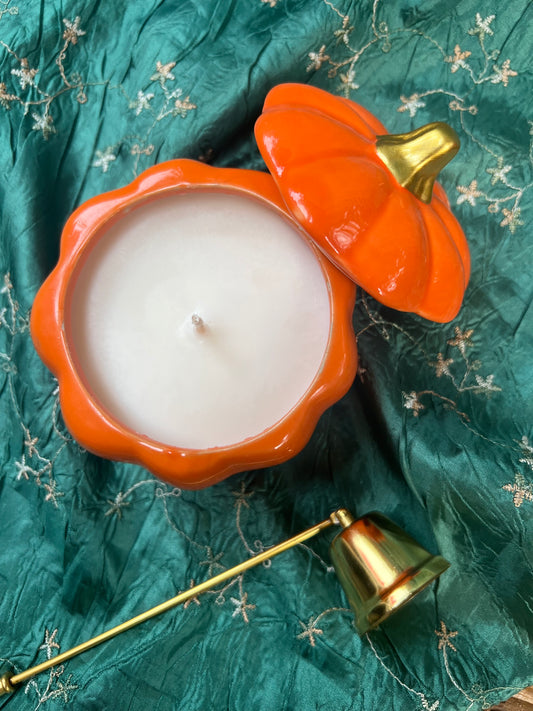 Festive Fall Pumpkin Candles
