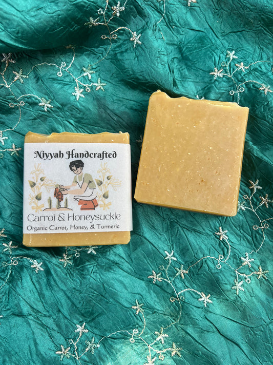 Carrot and Honeysuckle soap
