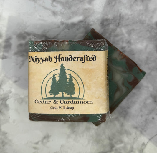 Cedar and Cardamom Goat Milk Soap