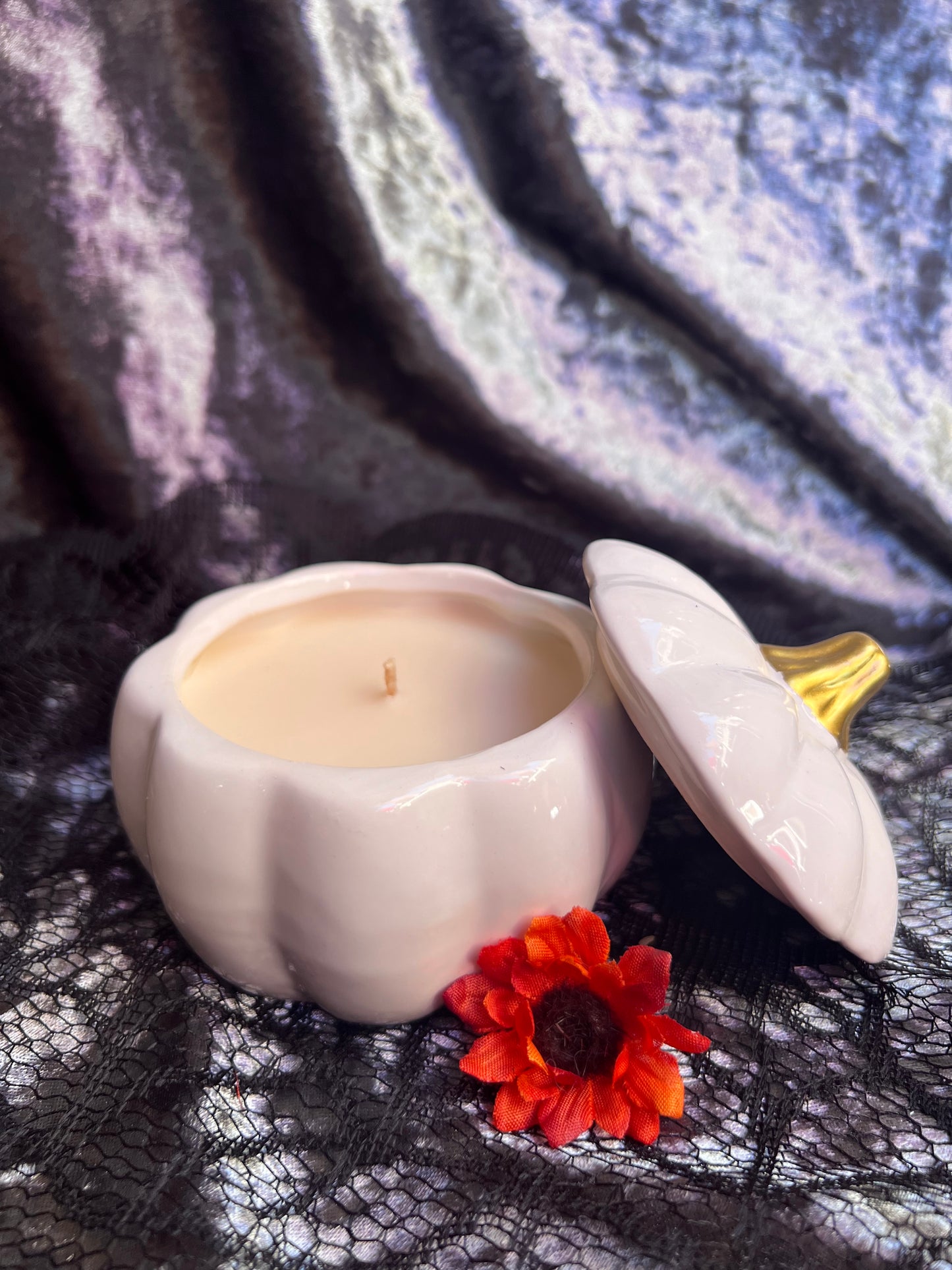Festive Fall Pumpkin Candles