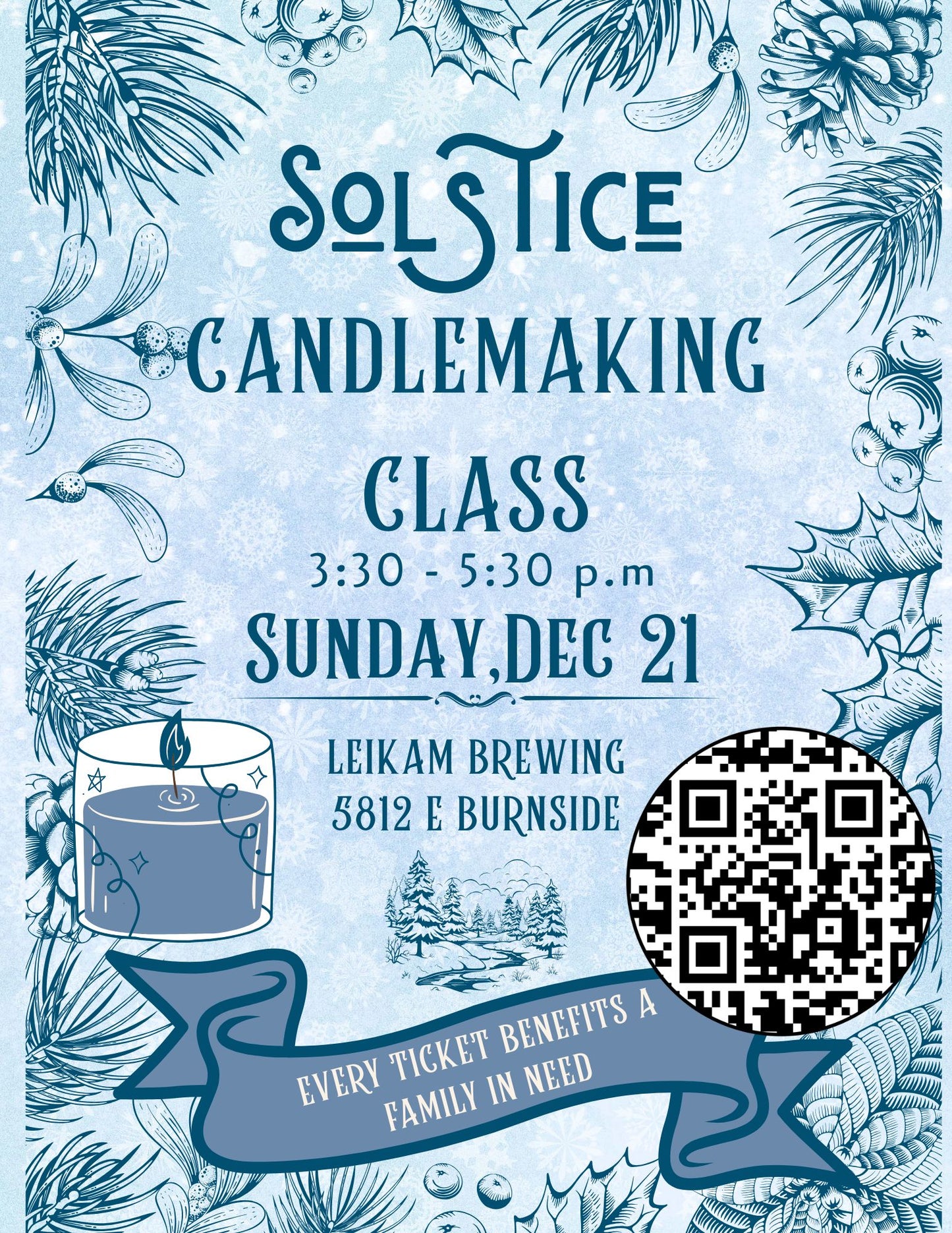 Winter Solstice Candle Class